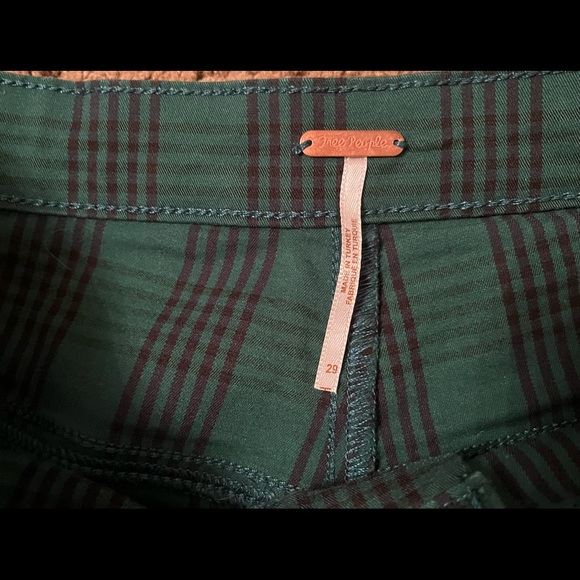 Plaid Skinny Pants > Jade Combo - Picture 8 of 9